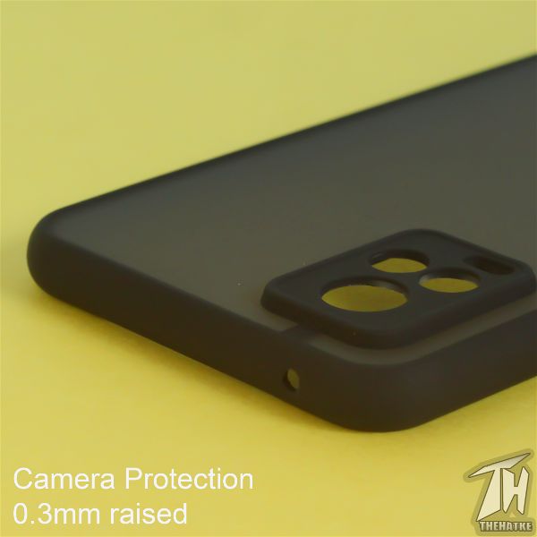 Black Smoke Camera Safe Silicone case for Vivo V20