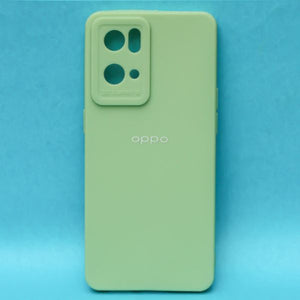Light Green Spazy Silicone Case for Oppo Reno 7 5g