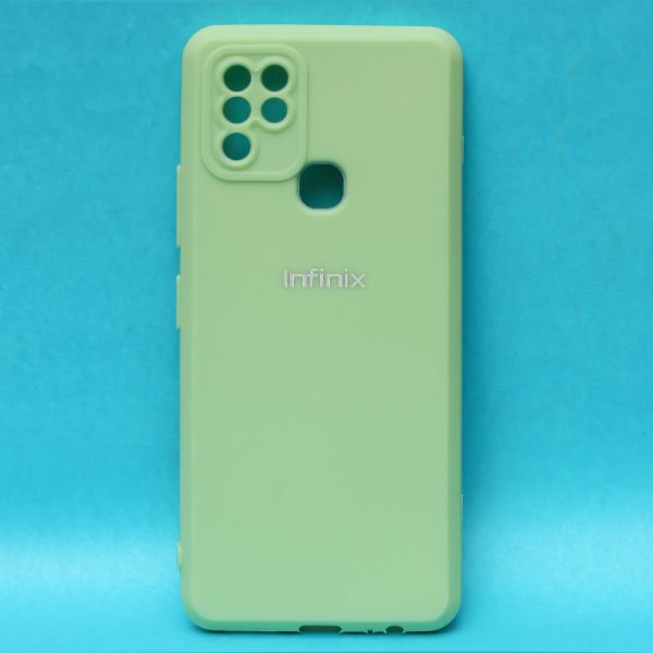 Light Green Spazy Silicone Case for Infinix Hot 10