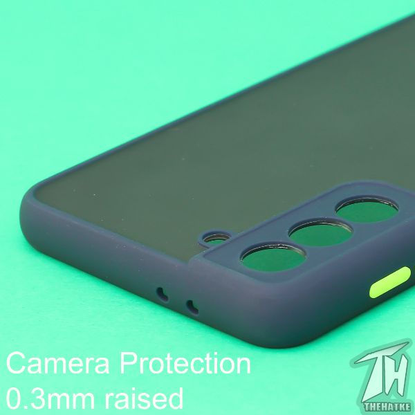 Blue Smoke Camera Safe case for Samsung S21 Plus