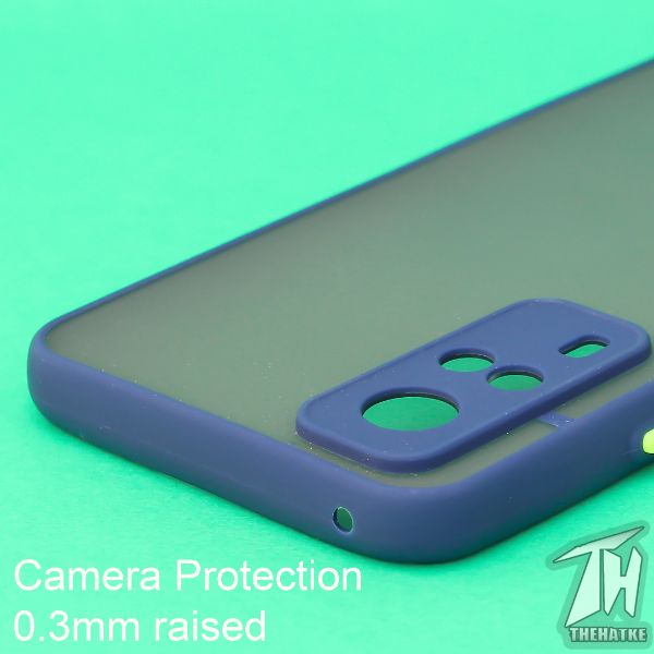 Blue Smoke Camera Safe Silicone case for Vivo y31s