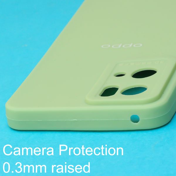 Light Green Spazy Silicone Case for Oppo Reno 7 5g