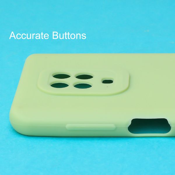 Light Green Spazy Silicone Case for Redmi Note 9 Pro Max
