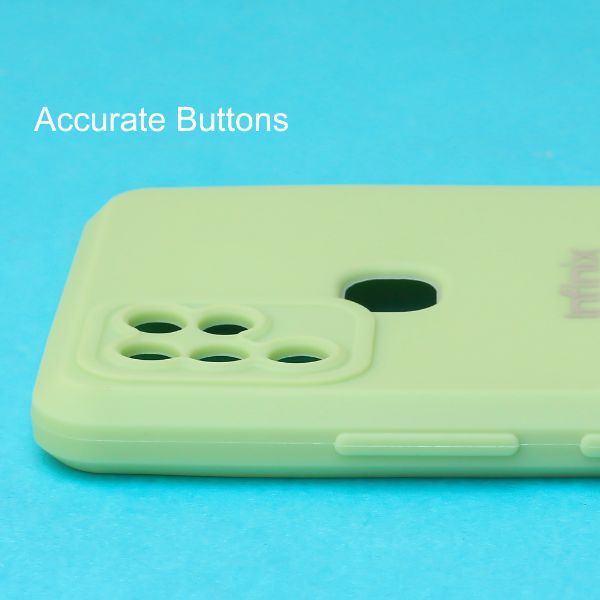 Light Green Spazy Silicone Case for Infinix Hot 10