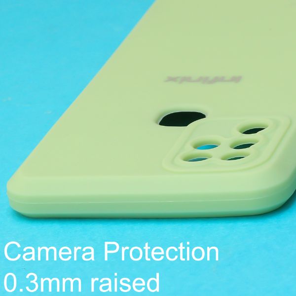 Light Green Spazy Silicone Case for Infinix Hot 10