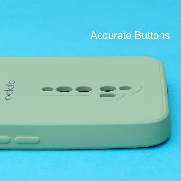 Light Green Candy Silicone Case for Oppo Reno 2Z