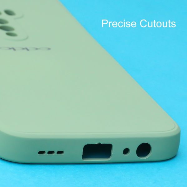 Light Green Candy Silicone Case for Oppo Reno 2Z