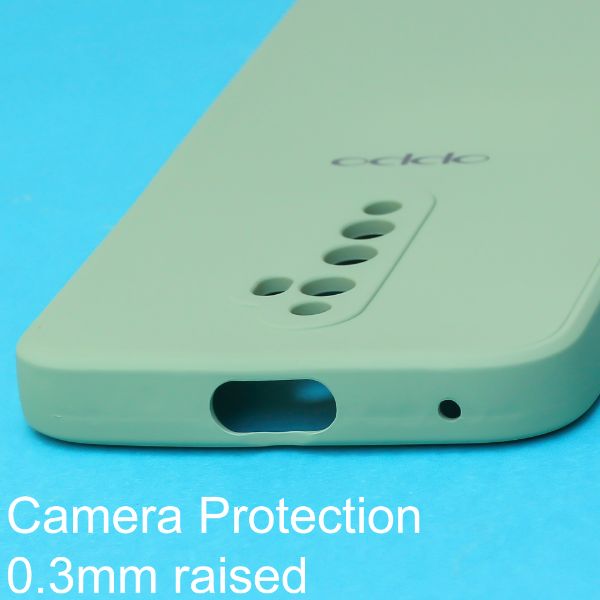 Light Green Candy Silicone Case for Oppo Reno 2F