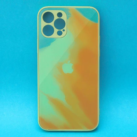 Ocean oil paint mirror case for Apple iphone 12 pro