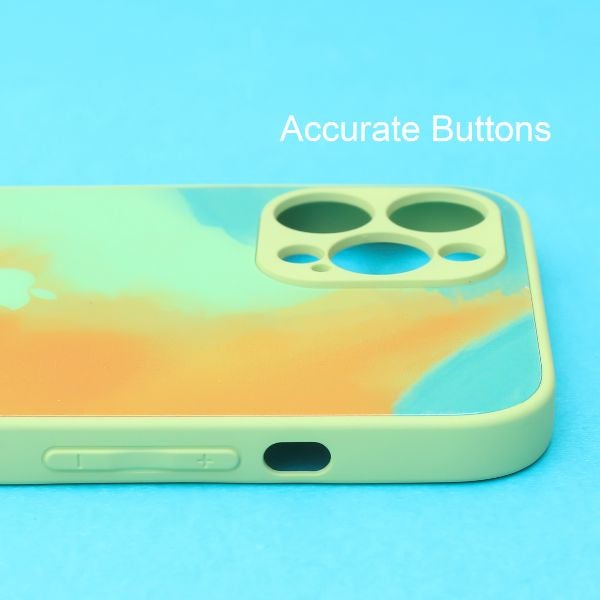 Ocean oil paint mirror case for Apple iphone 13 pro max