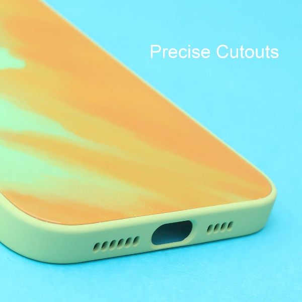 Ocean oil paint mirror case for Apple iphone 13 pro max