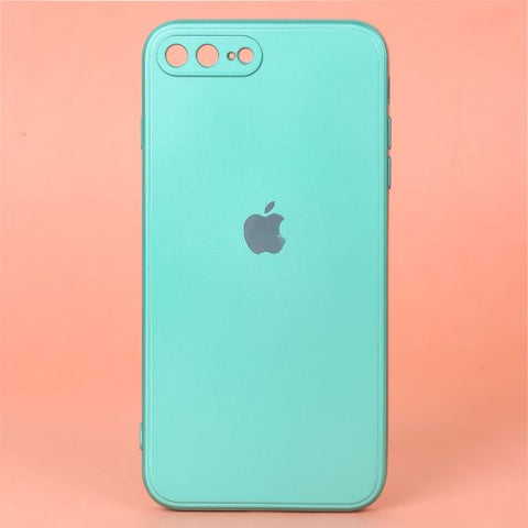 Dark Green Metallic Finish Silicone Case for Apple Iphone 7 Plus