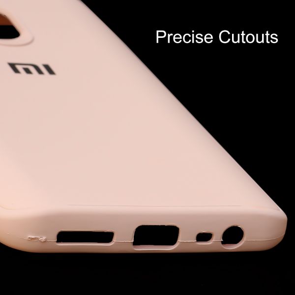 Peach Silicone Case for MI 8A