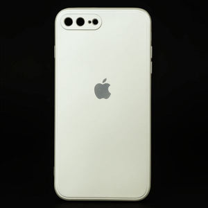 Cream Metallic Finish Silicone Case for Apple Iphone 7 Plus