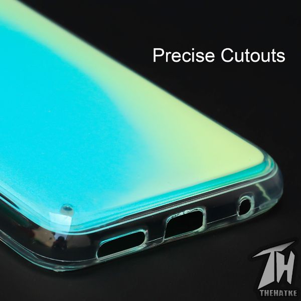 Blue Glow in Dark Silicone Case for Vivo S1 Pro