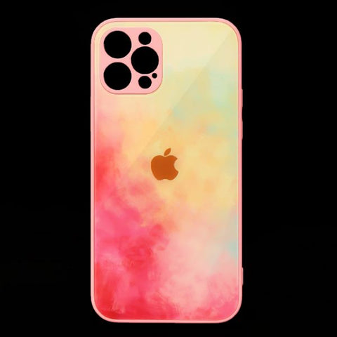 Magma oil paint mirror case for Apple iphone 12 pro max