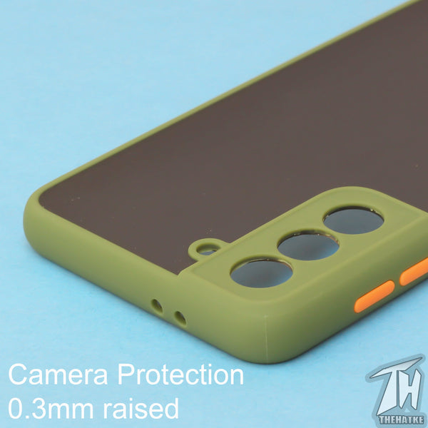 Green Smoke Camera Safe case for Samsung S21