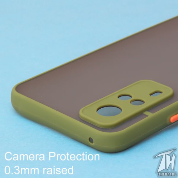 Green Smoke Camera Safe Silicone case for Vivo y31s