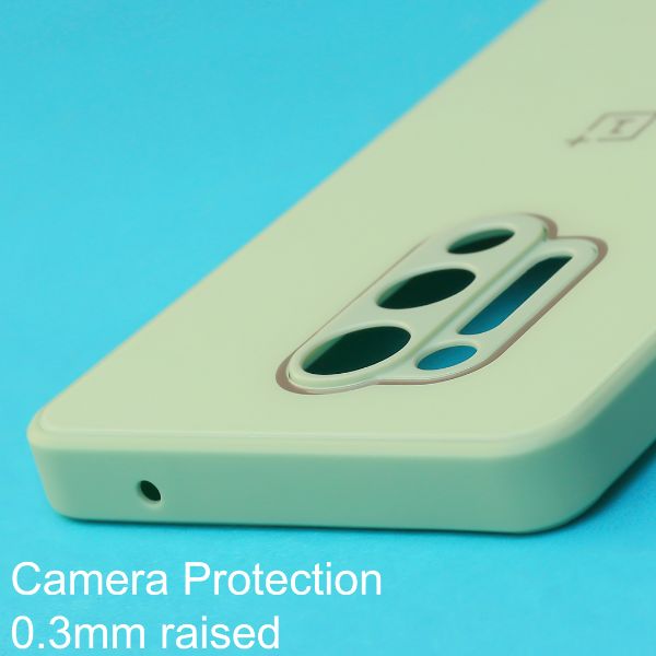 Sea Green camera Safe mirror case for Oneplus 8 Pro