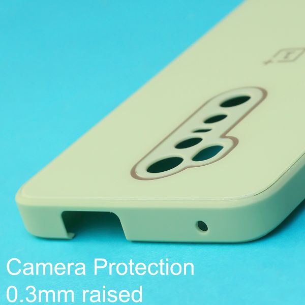 Light Green camera Safe mirror case for Oneplus 7 Pro