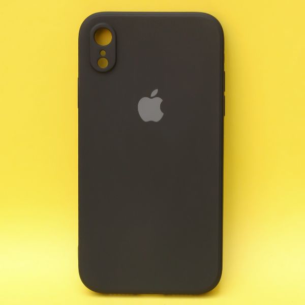 Black Original Camera Safe Silicone Case for Apple Iphone XR