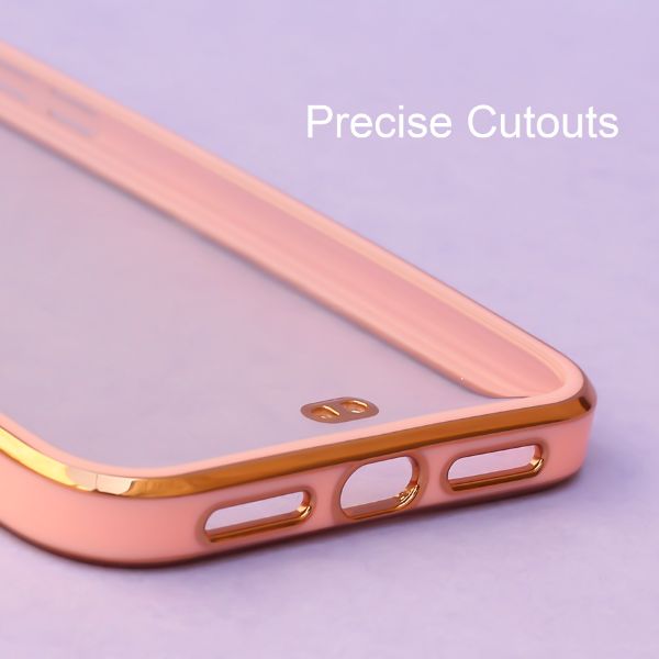Rose Gold Electroplated Transparent Case for Apple iphone 11