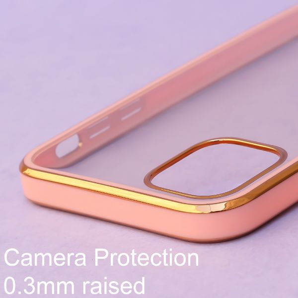 Rose Gold Electroplated Transparent Case for Apple iphone 11