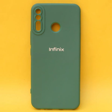 Dark Green Spazy Silicone Case for Infinix Hot 8