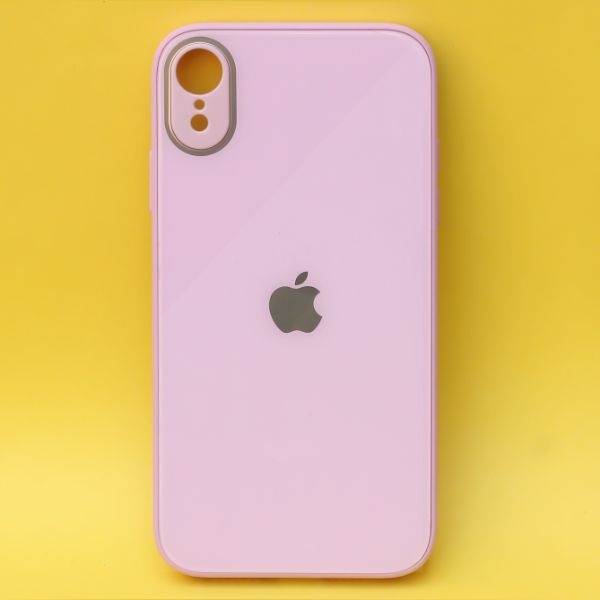 Purple camera Safe mirror case for Apple Iphone XR