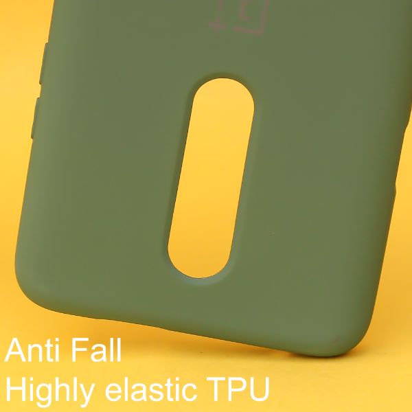 Dark Green Original Silicone case for Oneplus 7 Pro