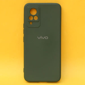 Dark Green Candy Silicone Case for Vivo V21