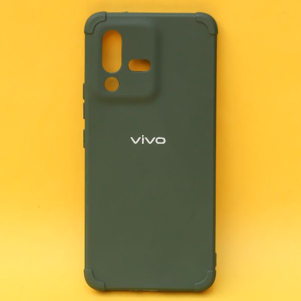 Dark Green Spazy Silicone Case for Vivo V23