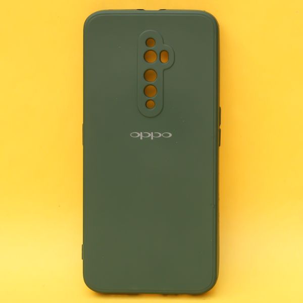 Dark Green Candy Silicone Case for Oppo Reno 2F