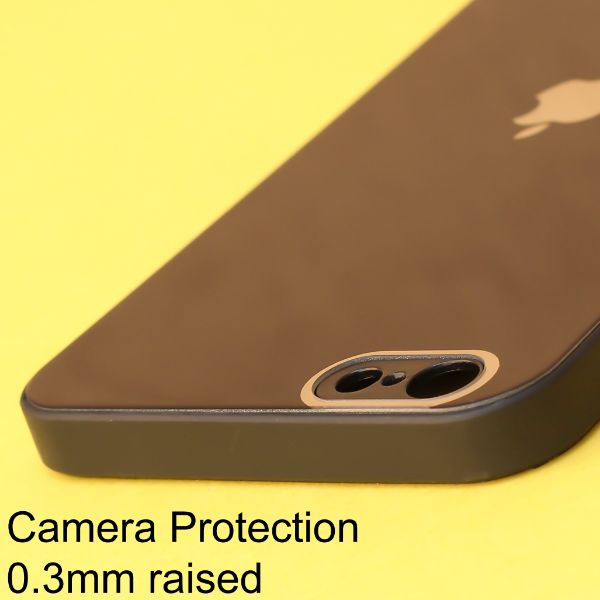 Black camera Safe mirror case for Apple iphone 6 plus/6s plus