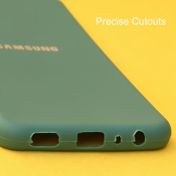 Dark Green Spazy Silicone Case for Samsung A13 4g