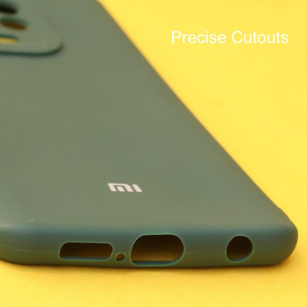 Dark Green Spazy Silicone Case for Redmi Note 9 Pro Max
