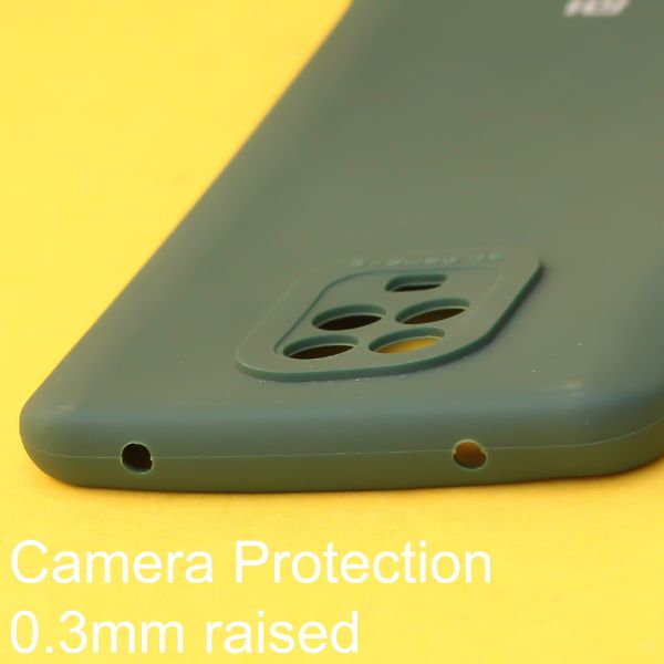 Dark Green Spazy Silicone Case for Redmi Note 9 Pro