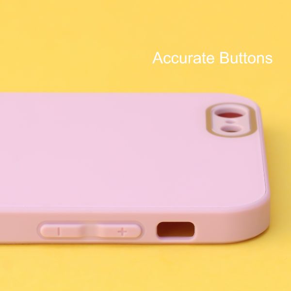 Purple camera Safe mirror case for Apple Iphone 6 plus/6s plus