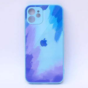 Marine oil paint mirror case for Apple iphone 12