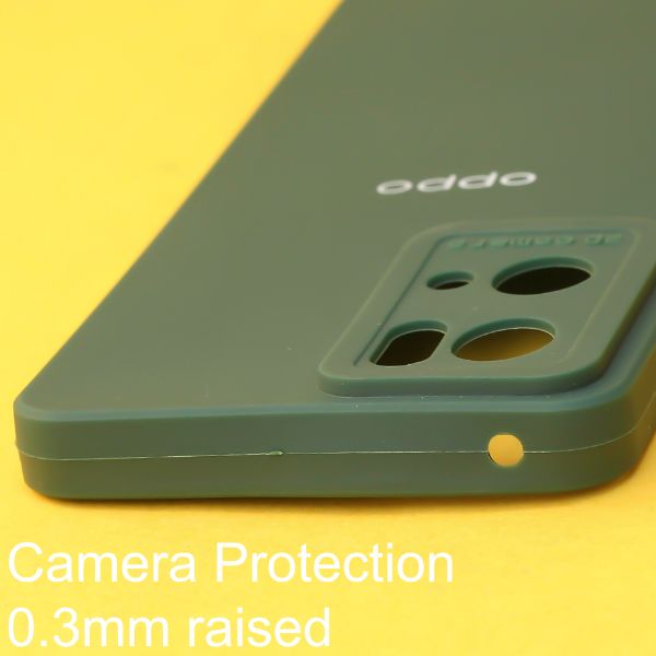 Dark Green Spazy Silicone Case for Oppo Reno 7