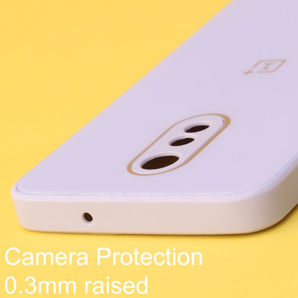 Purple camera Safe mirror case for Oneplus 6T