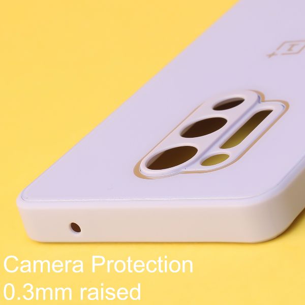 Purple camera Safe mirror case for Oneplus 8 Pro