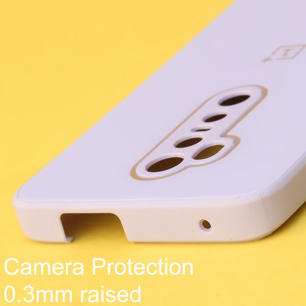 Purple camera Safe mirror case for Oneplus 7T Pro