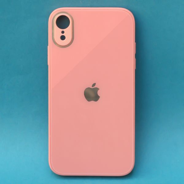 Pink camera Safe mirror case for Apple iphone XR