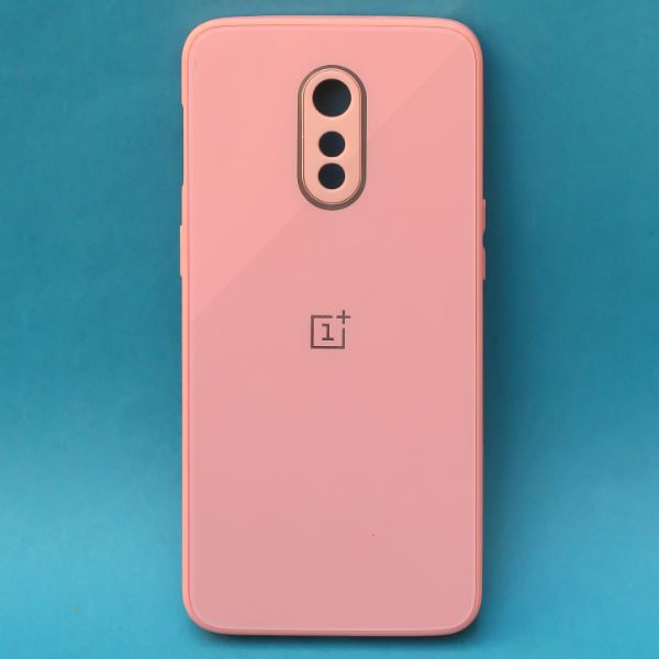 Pink camera Safe mirror case for Oneplus 7