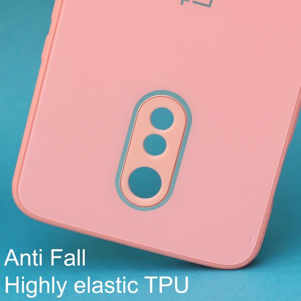 Pink camera Safe mirror case for Oneplus 7
