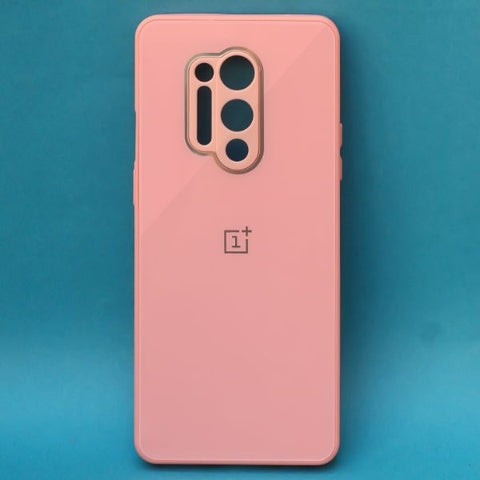 Pink camera Safe mirror case for Oneplus 8 Pro