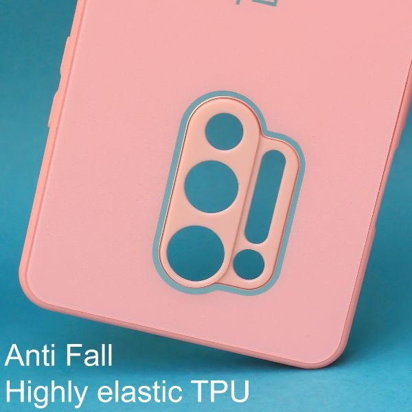 Pink camera Safe mirror case for Oneplus 8 Pro