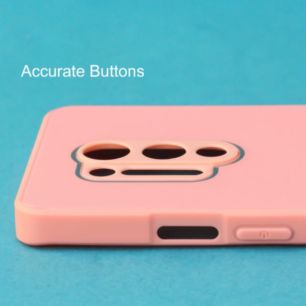 Pink camera Safe mirror case for Oneplus 8 Pro