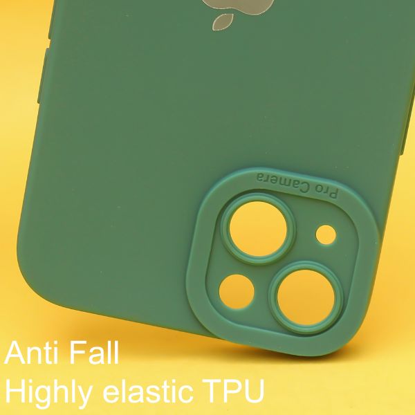 Dark Green Spazy Silicone Case for Apple Iphone 14